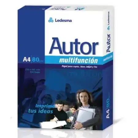 Resma Autor A4 80gr Blanca 500 hojas