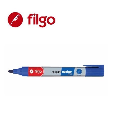 Marcador Filgo 52 Papel y cartón Punta redonda Azul -2