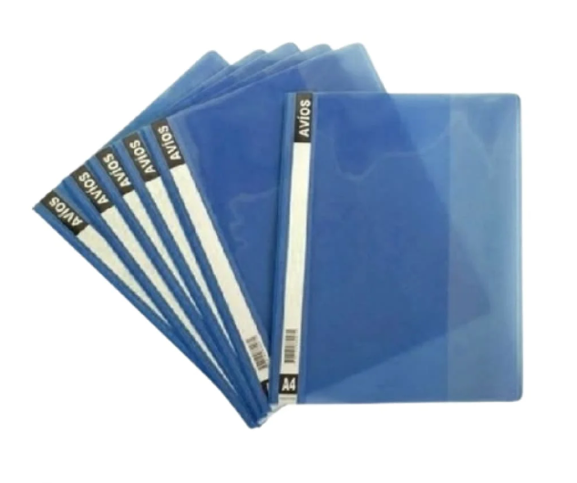 Carpeta base opaca Avíos Cubierta transparente A4 Azul -2