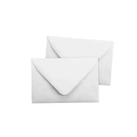Sobres Medoro Tarjetas personles Papel obra 70x105mm Blanco caja x 250 Con fondo 70gr -2