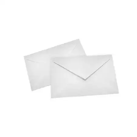 Sobres Medoro Tarjetas personles Papel obra 70x105mm Blanco caja x 250 Con fondo 70gr -3